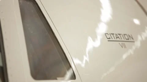 Private Jet brand Stock Footage 51752561
