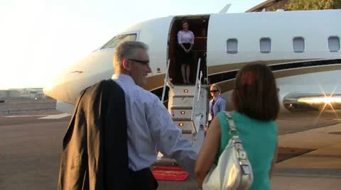 Private Jet Stock Footage 20511723