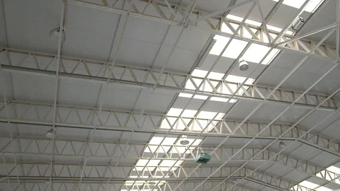Private jet in hangar Stock Footage 127440661