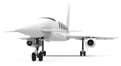 The private jet Stock Illustration