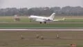 Private jet landing HD Footage