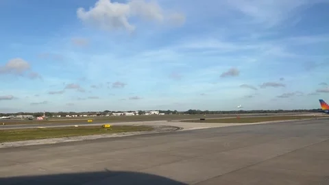 Private Jet Landing  Stock Footage 241286270