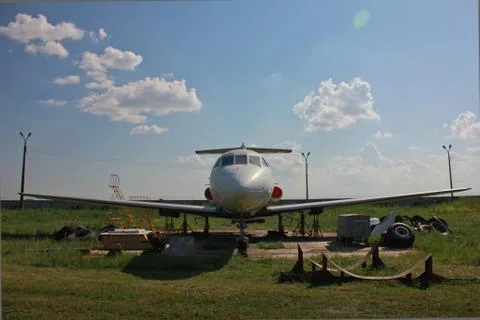 Private jet Foto stock