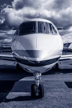 Private Jet Foto stock