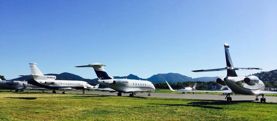 Private jet Stock Photos