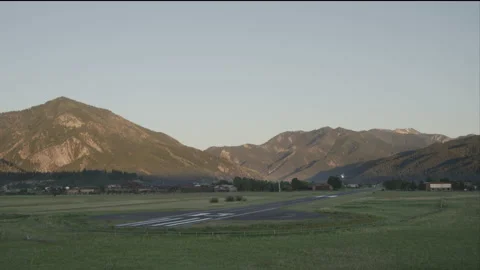 Private Jet Plane CJ3 TakeOff 2 - 3840 x 2160 Stock Footage 221443743