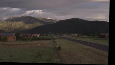 Private Jet Plane CJ3 TakeOff 4 - 2704 x 1520 Stock Footage 222853976