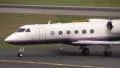 Private jet taxiway HD Footage