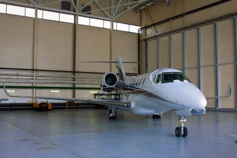 Private jets Fotos de archivo