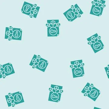 Private key decentralized application glyph seamless pattern Stock Illustration