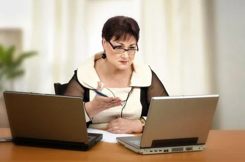 Private math tutoring online 库存照片