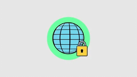 Private Network Concept Animation Video - Transparent Stock Footage 315018249