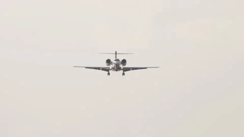Private owner approaching landing Stock Footage 240134326