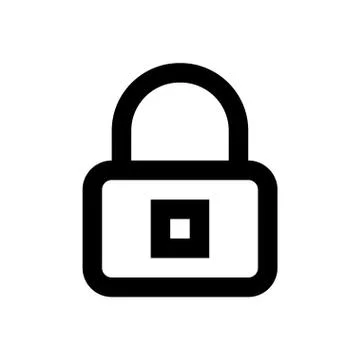 Private pixel perfect icon Illustrazione stock