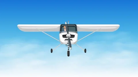 Private Plan Stock Footage 267796947