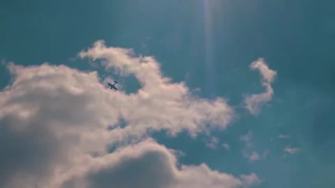 Private plane crash. Airplane engine failure.  Airplane accidents. Stock Footage 243504233