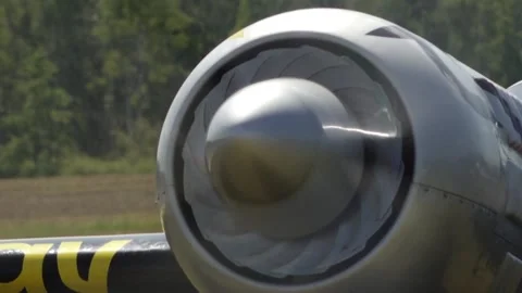 Private plane crash. A small plane during an aerobatic simulation. Video stock 243815924
