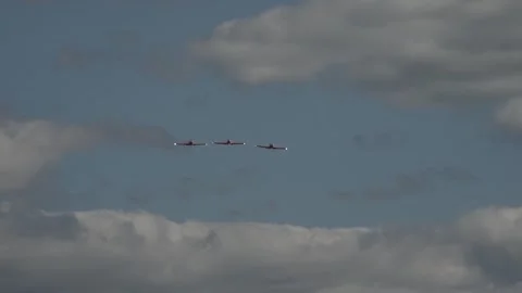 Private plane crash. A small plane during an aerobatic simulation. Video stock 243901910