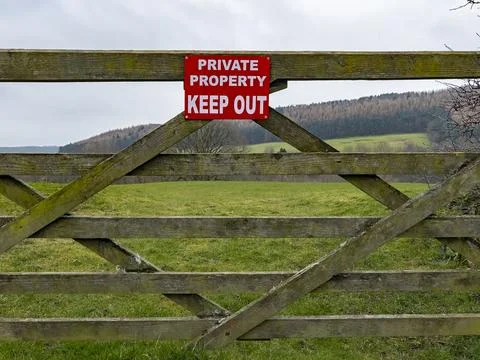 Private Property - Keep Out Stock Photos