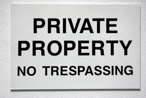 Private property Stock Photos
