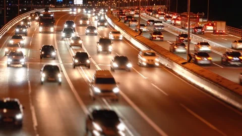 Private Road Traffic Vídeo Stock 114502624