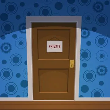 Private Room Stock Illustration