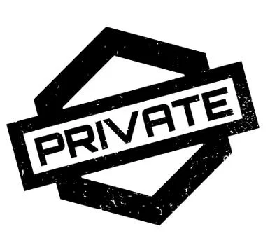 Private rubber stamp Stock Illustration