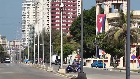 The private sector in Cuba: experts consider it a necessity and the "pivot" to t Stock Footage 341963226