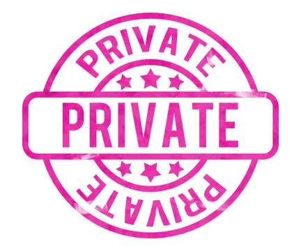 Private stamp Stock Illustration