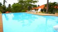 Private Swimming Pool Panorama in Tropical Thailand. Sunny Day on Exotic Island. HD Footage