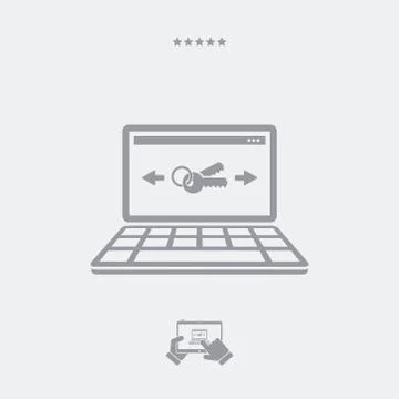 Private transfer icon, private transfer vector, private transfer symbol, priv Stock Illustration