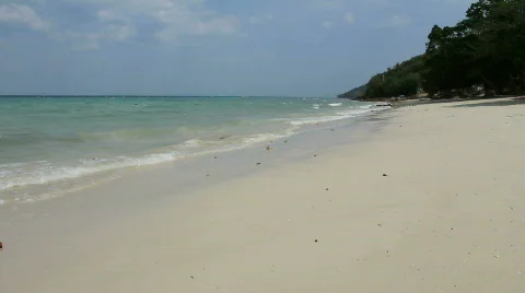 Private Tropical Beach Stock Footage 664320