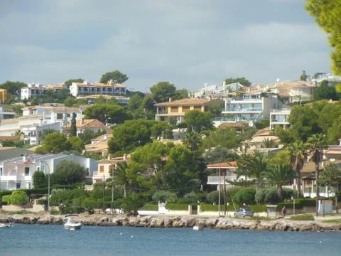 Private villas Stock Photos