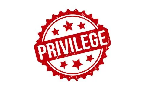 Privilege Stamp. Red Privilege Rubber grunge Stamp Stock Illustration