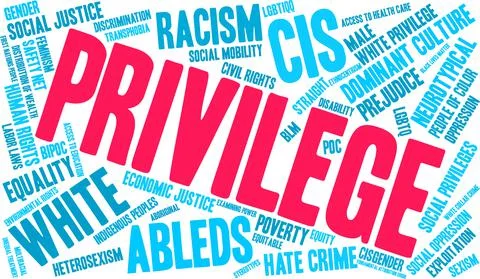 Privilege Word Cloud Stock-Illustration