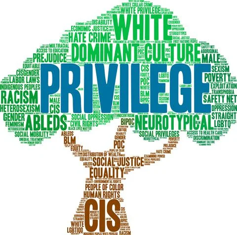 Privilege Word Cloud Stock Illustration