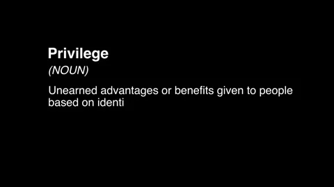 Privilege word definition animation black background 5 Stock Footage 318995962