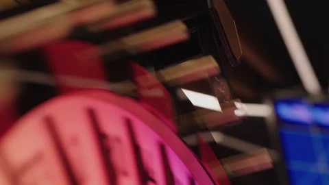 Prize drawing process, drawing winning numbers, lottery wheel with bingo. Stock Footage 326768154