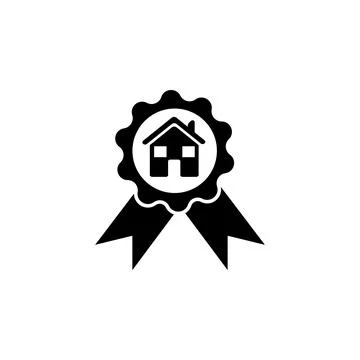 Prize house icon. Elements of real estate transactions icon for concept and web Stock Illustration