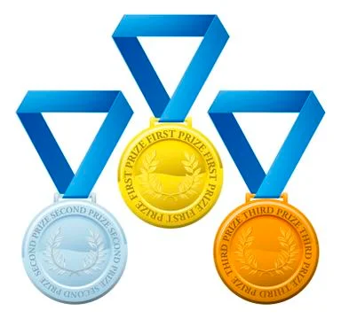 Prize medals 스톡 일러스트