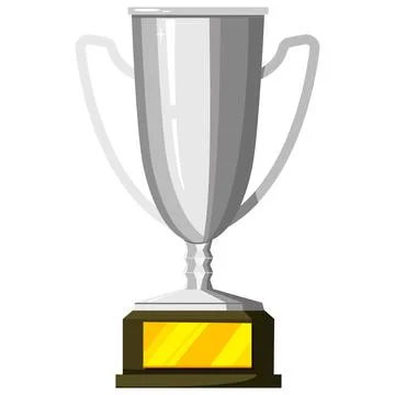 The prize for the second place. Victory. Stock Illustration
