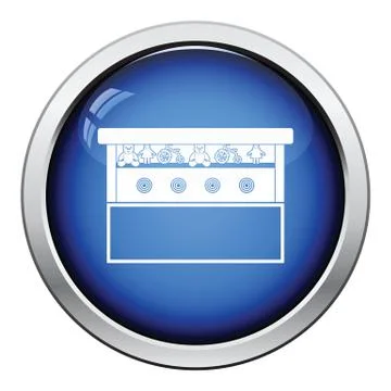 Prize shooting range icon Stock Illustration