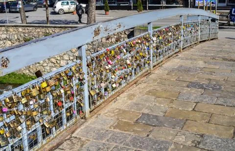 Prizren Bridge of Locks Stock Photos