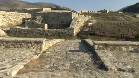Prizren Castle Stock Footage 341396274