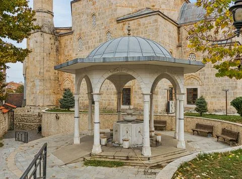 Prizren Ottoman Sinan Pasha mosque in Kosovo Stock Photos