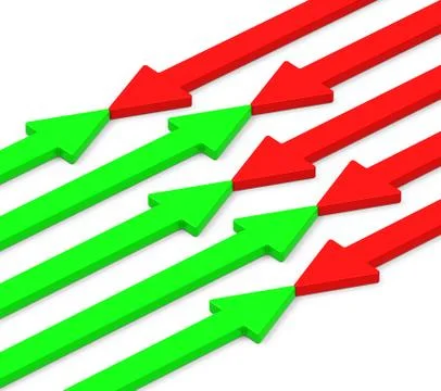 Pro and contra Stock Illustration