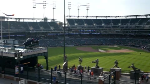 PRO BASEBALL STADIUM PAN 4K Stock Footage 41799057