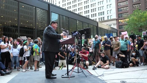 Pro-choice pro-abortion protests in downtown Chicago Stockbeeldmateriaal 199451705
