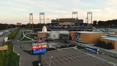 Pro Football Hall of Fame Stadium - Canton, Ohio - 4K - DRONE OHIO 