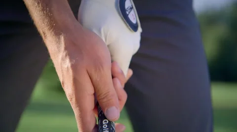 Pro golfer, perfect grip Stock Footage 41568576